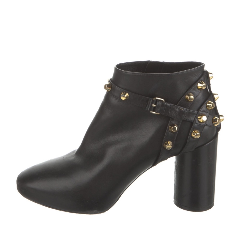 Balenciaga leather moto boots 38